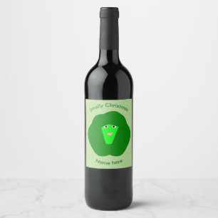 Smelly Christmas Brussels Sprout Bottle Labels