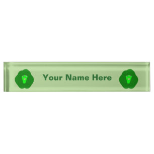 Smelly Christmas Brussels Sprout Custom Nameplate