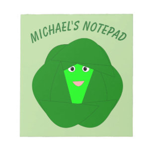 Smelly Christmas Brussels Sprout Custom Notepad