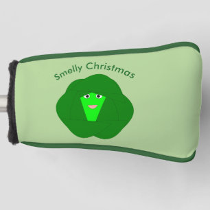 Smelly Christmas Brussels Sprout Golf Putter Cover