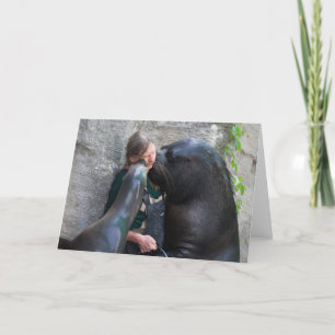 Smelly Wet Kisses Holiday Card