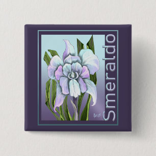 Smeraldo Flower Button