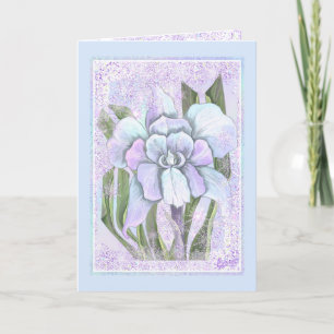 Smeraldo flower & snowflake card