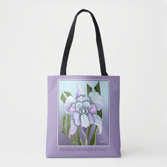 Smeraldo flower Tote Bag (Front)