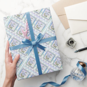Smeraldo flower wrapping paper