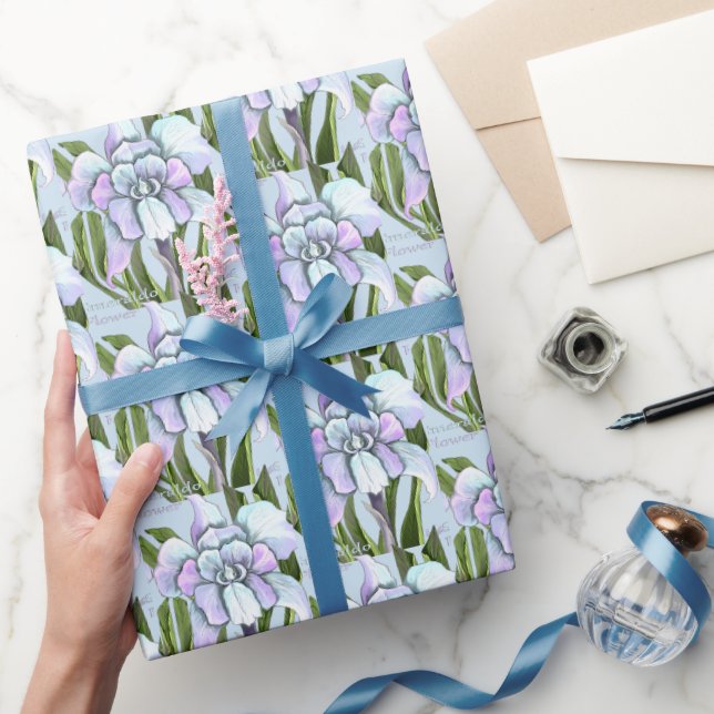 Smeraldo flower wrapping paper (Gifting)