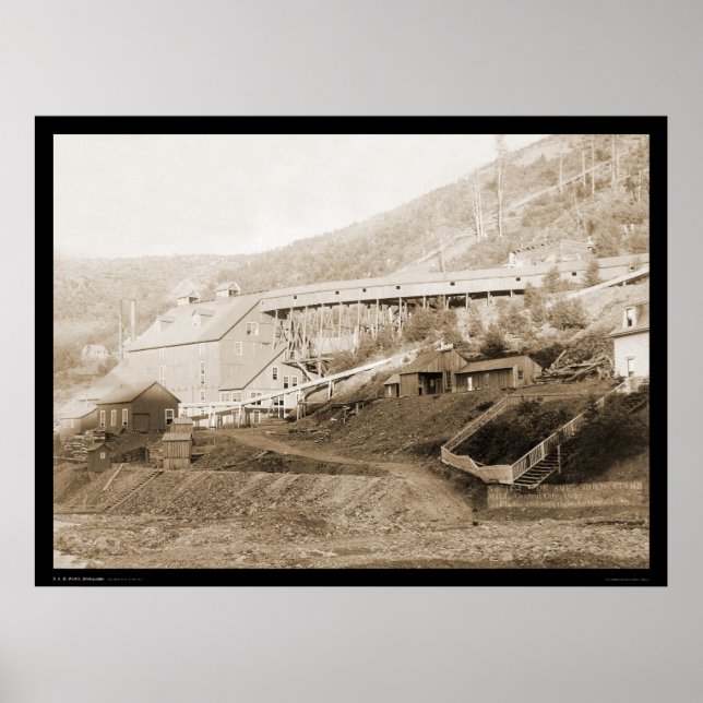 Smet Gold Stamp Mill Central City SD 1888 Poster (Front)