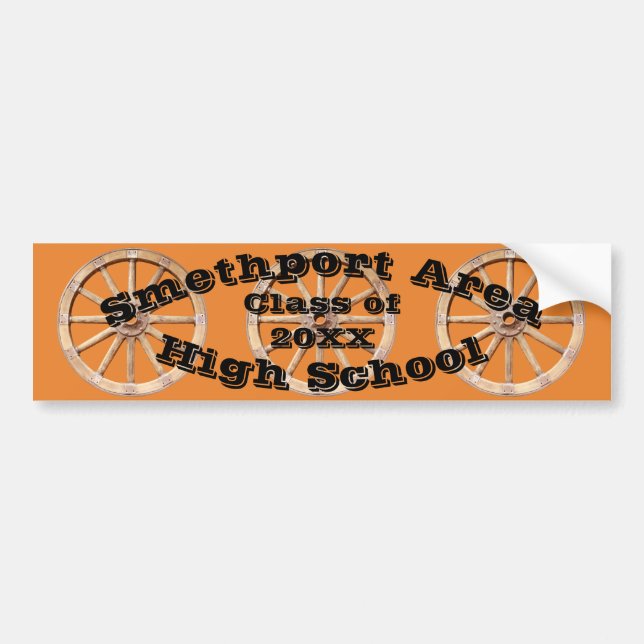 Smethport High School Class of 20XX Bumper Sticker (Front)