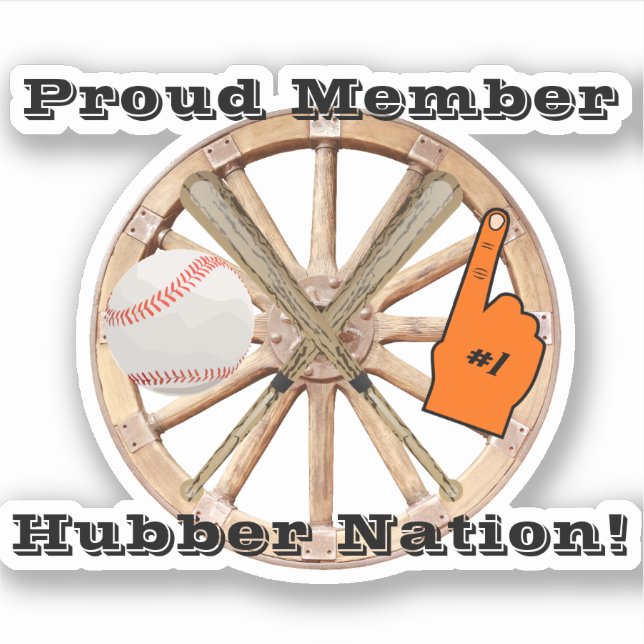 Smethport Hubber Nation Baseball Softball Fan (Front)