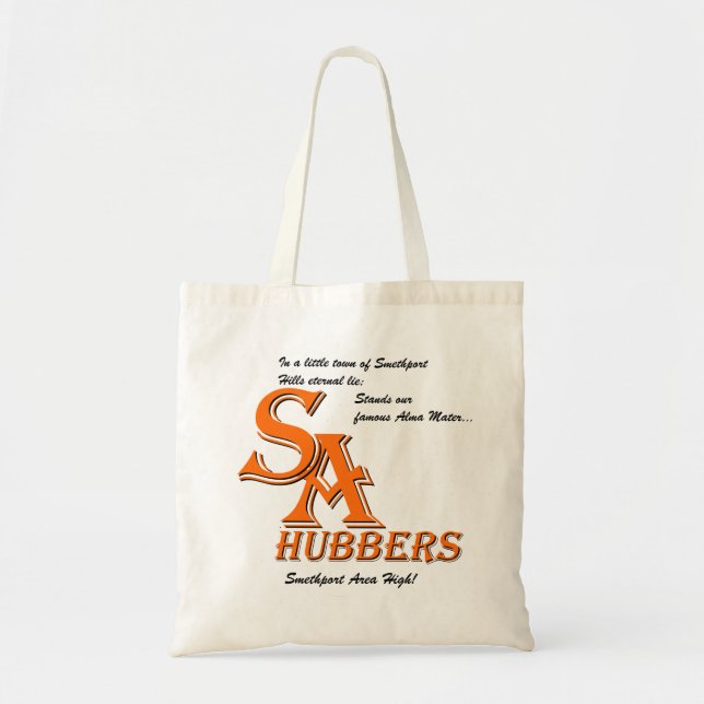 Smethport Hubbers Alma Mater Tote Bag (Front)