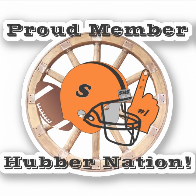 Smethport Hubbers Hubber Nation Football Fan (Front)