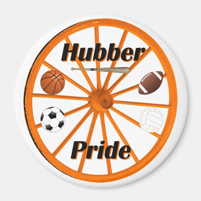 Smethport Hubbers Sports Supporter Magnet (Front)
