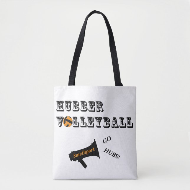 Smethport Hubbers Volleyball Fan Tote Bag (Front)