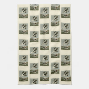 Smew or White Nun, from Audubon's Birds of America Tea Towel