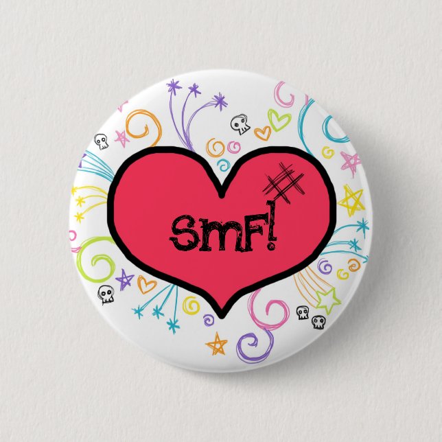 SMF! Heart Button (Front)