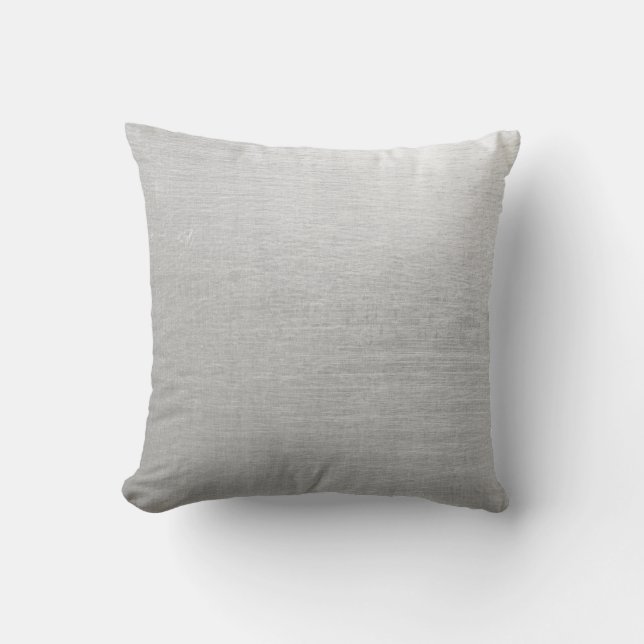 SMGG SILVER METALLIC GREY GRAY BACKGROUNDS WALLPAP CUSHION (Front)