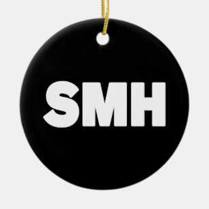 SMH Text Slang Ceramic Ornament