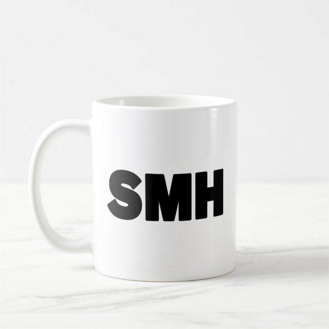 SMH | Text Slang Coffee Mug (Left)