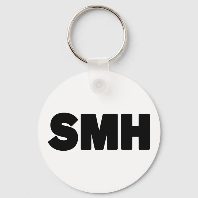SMH | Text Slang Key Ring (Front)