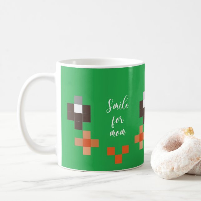 Smile4Mom Purple Mug with Smile (With Donut)