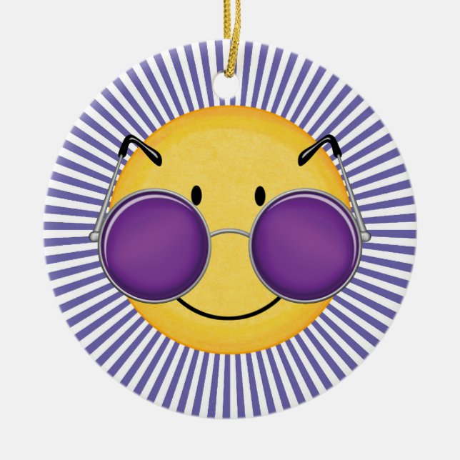 Smile 2 - SRF Ceramic Ornament (Front)