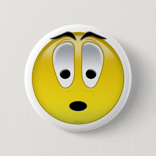 Smile #4 6 cm round badge (Front)
