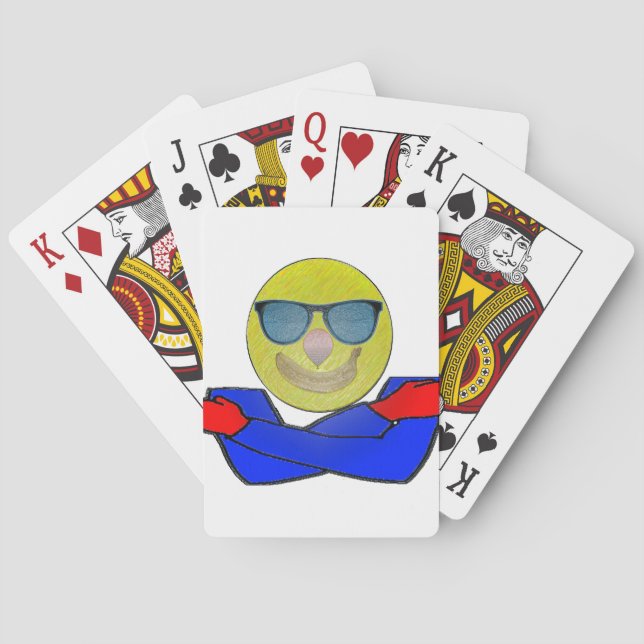 Smile and Hugs Playing Cards (Back)