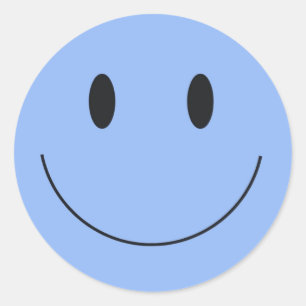 Smile Aufkleber Classic Round Sticker