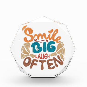 Smile Big Laugh Often: Joyful Photo Block