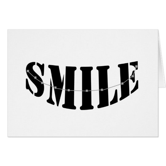 Smile Braces Greeting Card