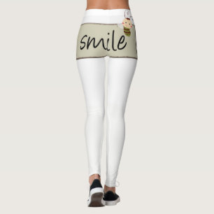 Smile Bumblebee Leggings