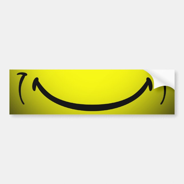 Smile Bumper Sticker (Front)