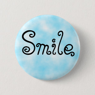 Smile-button 6 Cm Round Badge