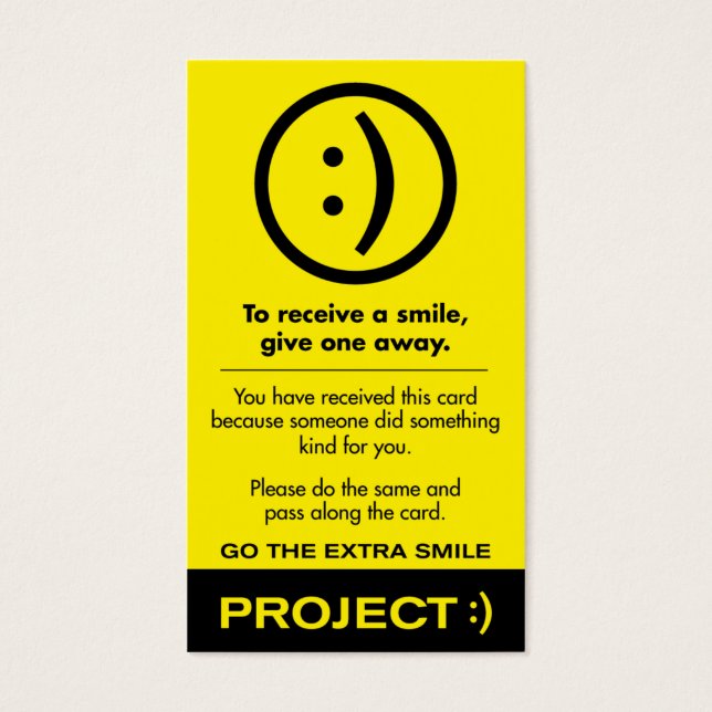 Smile Cards (Front)