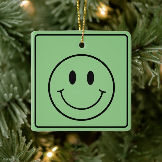 Smile Ceramic Ornament (Tree)