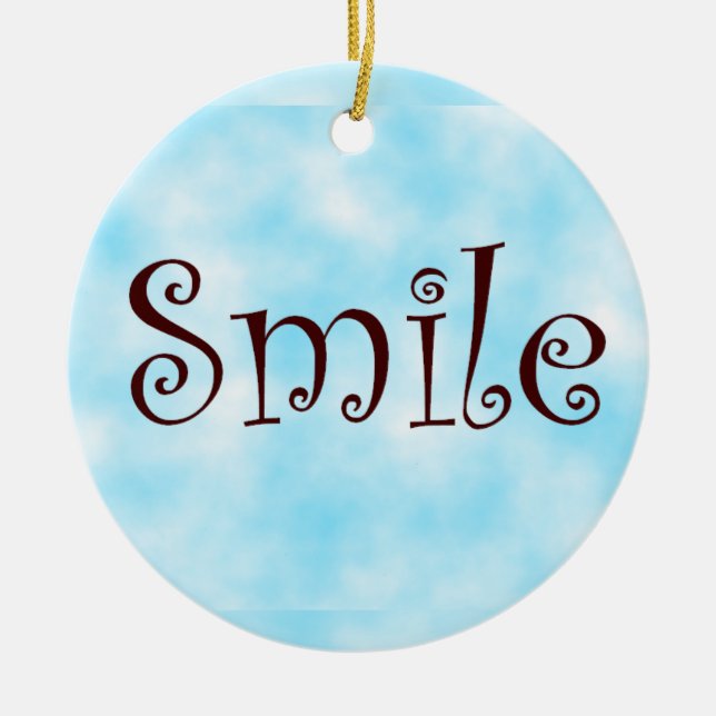 Smile-circle ornament (Front)