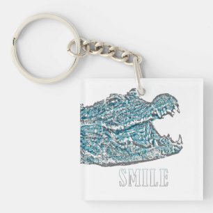 Smile Crocodile  Key Ring