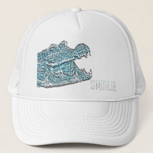 Smile Crocodile Trucker Hat