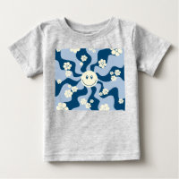 Smile - Dark Blue, Light Blue and Cream