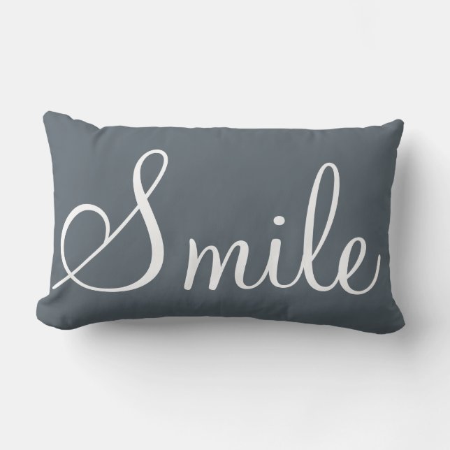 SMILE - decorative pillow (Front)