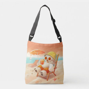 Smile Dog – Beach Mode On Crossbody Bag