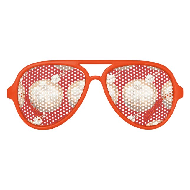 Smile Dog – Xiao Long Bao Delight Aviator Sunglasses (Front)