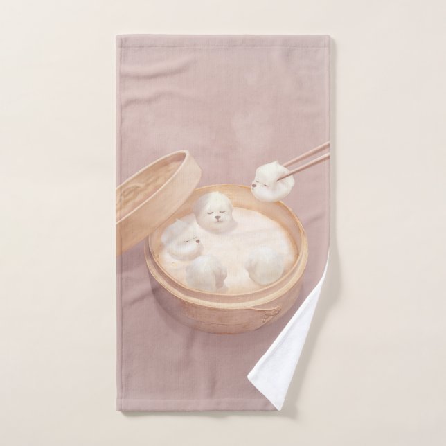 Smile Dog – Xiao Long Bao Delight Hand Towel (Hand Towel)