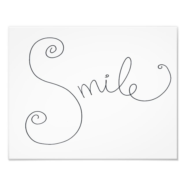 smile doodle print (Front)