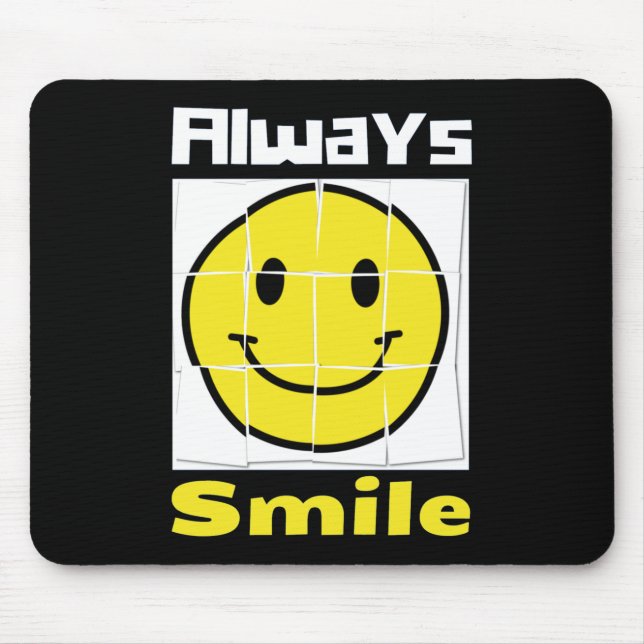  Smile Emoji Mouse Pad (Front)