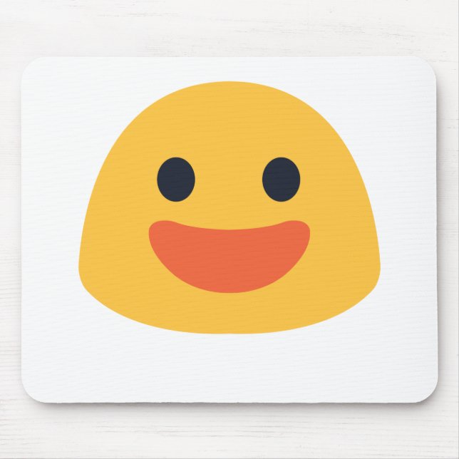 Smile Emoji Mouse Pad (Front)