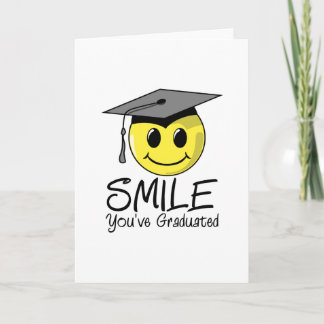 Smile Emoji You Graduated Graduation Cards