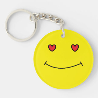 Smile Face Key Ring
