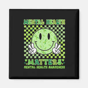 Smile Face Support Squad Mental Health Awareness S Magnet