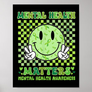 Smile Face Support Squad Mental Health Awareness S Poster